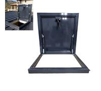 SULQING Trampilla Techo con Pestillo︱Metálica Claraboya Techo Casa︱Ventanas Cubierta Escape Impermeable︱Resistente a La Lluvia Claraboya︱para Ático Patio Sótano Bodega