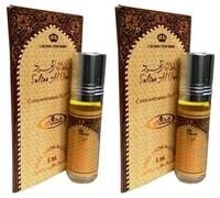 Sultan Al Oud Concentrated Perfume Oil Roll-On 6ml (Pack of 2) | Long-Lasting Alcohol-Free Fragrance for Men & Women