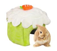 Sulxyi Bunny House - Suave sin Fondo Colgante | Cama de Chinchilla | para hámster, Chinchilla, hurón, jerbo, azúcar, Planeador de Animales pequeños, Jaula de Invierno para Dormir