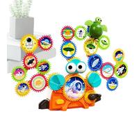 Sulxyi Engranajes para niños, Desarrollo de Habilidades, 1 Juego, Engranajes de recursos de Aprendizaje, Juguetes de Bloques de construcción de para niños, fáciles de Montar y almacenar, para niño