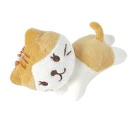 Sulxyi Llavero de peluche,Mini llavero de felpa,Lindo llavero de felpa suave de dibujos animados - Figura colgante de juguete de animal, decorativo de gato, mini gato de peluche para dama