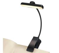 Sulxyi Luz de clip, luz de lectura recargable, luz de litera, luz de lectura de cabecero, luz de control táctil, luz de libro de noche, 5 opciones de color y brillo, diseño de clip para leer, mesita