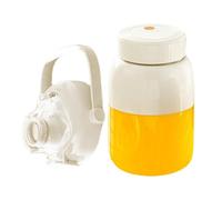 Sulxyi Pequeña Batidora de Vaso,Gran capacidad con ancha,Vaso Mezclador Batidora de Viaje con Tapa - para Hogar, Colegio, Batidos, Frutas, Senderismo, Camping, Excursiones