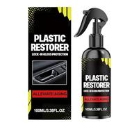 Sulxyi Restaurador de Molduras de Auto - 100 ml Spray Reparador para Tapicería Vehículo - Brillo para Plásticos de Auto - para Salpicadero, Panel de Puertas, Consola Central, Asientos