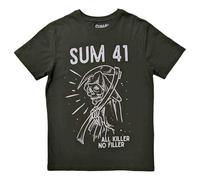 Sum 41 - Camiseta Reaper para Adultos Unisex (L) (Verde)