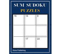 Sum Sudoku Puzzles: Killer Sudoku Puzzles for Adults (killer sudoku series)