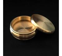 SUMAG Caja de ranura de Buda (medio dólar, latón) trucos mágicos mago de cerca ilusiones trucos trucos trucos de cerca, trucos de fondo, mentalismo, moneda, aparecer desaparecer magia