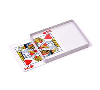SUMAG Tarjeta de cristal de cubierta Omni Deck Ice Bound (tamaño póquer), trucos mágicos, tarjetas de accesorios mágicos, accesorios mágicos de primer plano, tarjeta firmada con truco mágico para la