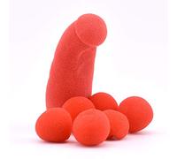 SUMAG Trucos de Magia 1 Set Pequeño Esponja Brother con 4 unids Bolas de Esponja Stage Street Ilusiones Gimmick Accesorios Accesorios Divertido Mentalismo