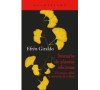 Sumario De Plantas Oficiosas