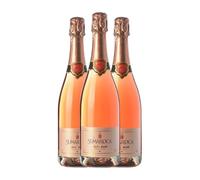 Sumarroca Rosé Pinot Negro Brut Cava 75 spumoso rosado (Caja de 3 Botellas de 75 cl)