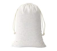 SumDirect 20 bolsas de muselina de algodón, color blanco, grandes y ligeras, bolsas de regalo transpirables con cordón, bolsas de almacenamiento reutilizables para bodas, fiestas(20 x 30 cm)