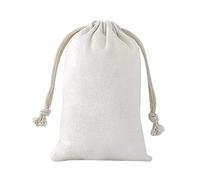 SumDirect 20 bolsas de muselina de algodón, pequeñas bolsas de regalo ligeras, transpirables, con cordón, reutilizables, para bodas, fiestas, cumpleaños (10 x 15 cm)