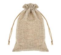 SumDirect 20 bolsas de yute de 13 x 18 cm, bolsas de yute, bolsas de regalo, bolsas de yute, bolsas de algodón con cordón, bolsas pequeñas de tela para Navidad, cumpleaños de niños, bodas y Navidad