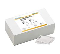 SUMEDTEC - 200 x Gasas estériles de 10 x 10 cm Suaves de Tejido no tejido para el cuidado de heridas suministros médicos de primeros auxilios 200 piezas 10 x 10 cm