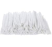 Sumedtec - Pack de 100 gorros protector de cabello color blanco, desechables no tejido, elásticos, antipolvo, para uso en hospitales, laboratorios, médicos, enfermeras, servicio de comida, tatuajes.