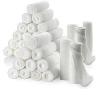 SUMEDTEC Pack de 36 Rollos de Vendas de Gasa de 7 cm x 5 m. Vendas de Gasa Grado Médico. Vendas elásticas para todo tipo de heridas.