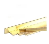 SuMemo 1Pcs de Longitud 500 Mm Sólido H59 Roda Brass Brasa Barra de Latón Barra Espesor de la Barra de 6 Mm Corte Láser de Bricolaje/5 * 50 * 200 Mm 2Pcs