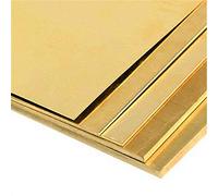 SuMemo Hoja Dere para Lámina de Bronce, Lámina Delgada de Metal para Latón Mm X Mm X 1 Mm 1.5 Mm 2 Mm 3 Mm 4 Mm de Espesor/100 * 100 * 3 Mm 1Pc