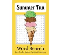 Sumer Fun Word Search Puzzle Book: Word Searches With Easy To Read Print About Summer, Vacation, BBQ's And More! | 6x9 inches, 110 pages, 55 puzzles | Great for Holidays, Vacation & Birthdays