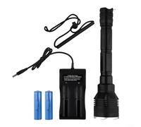 Sumérgete profundamente con confianza con nuestra linterna LED impermeable IPX8, compañero perfecto para aventuras nocturnas (B)