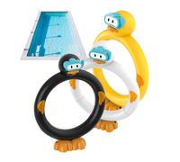 Sumérgete y recupera: juguetes de piscina, juegos divertidos que fluyen | Lindo juego de buceo de dibujos animados, juguetes de actividad de agua para patio trasero, entretenimiento familiar al aire