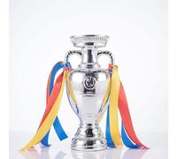 SUMESIRO Trofeo europeo de Italia, réplica de trofeo de la Eurocopa, trofeo de Delaunay, copa del mundo, recuerdo para aficionados, color plateado (trofeo Delaunay, 16 cm)