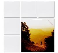 SUMEX Azulejos de cerámica para sublimación para manualidades, 6 piezas de azulejos de cerámica blanco brillante para prensa de calor (15 x 15 cm)