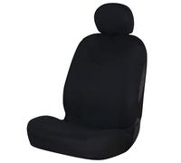 Sumex Fund95N Funda Textil Asientos Coche Color Negro Juego 2 Piezas Universal Compatible Airbag Lateral Fácil de Instalar Incluye Bolsa Reutilizable