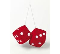 Sumex Jumbo40 - Dados Decorativos Jumbo Size Rojos, 9X9 cm