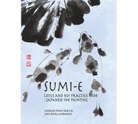 Sumi-e Lotus and Koi Practice Book Japanese Ink Painting