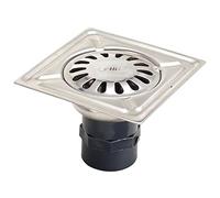 Sumidero Acero Inoxidable 100x100 mm. Toma de 38 mm.