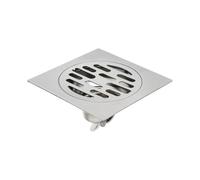 Sumidero Terraza Desagüe de suelo acero inoxidable duradero for cocina, baño, universal, cuadrado, cepillado, for ducha