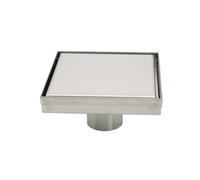 Sumidero Terraza Desagüe de suelo ducha cuadrado con salida vertical acero inoxidable cubierta reversible for baño