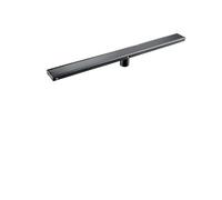 Sumidero Terraza Desagüe de suelo for baño, desagüe ducha invisible, colador, accesorios cocina, acero inoxidable(Gunmetal 800mm)