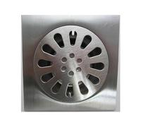 Sumidero Terraza Desagüe de suelo for ducha, baño, balcón, cuadrado, colador drenaje, desagüe acero inoxidable