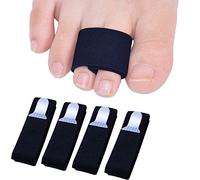 Sumifun Hammer or Broken Toe Separator Bandages, 4-Pack, Toe Alignment in Case of Fracture, Perfect for Men or Women