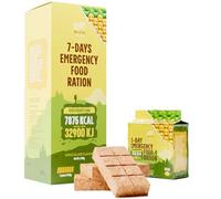 Suministro de alimentos de emergencia 7 días de piña, barras de galletas MRE Meals Military 2023, kit de supervivencia - 20 años de vida útil, suministros de senderismo