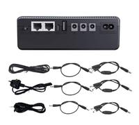 Suministro de batería para enrutador, suministro de batería de respaldo de 10400 mAh, compacto ininterrumpido, cámara WiFi, UPS pequeño para enrutador WiFi