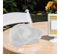 Suministros de adorno de plástico transparente para experiencias únicas de manualidades navideñas con familiares y amigos (20 cm)