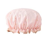 Suministros de baño de doble capa para ducha, accesorios gruesos para mujer, gorras para el cabello