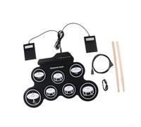 Suministros de batería electrónica portátil, ligeros, regalos de fiesta, kits de batería enrollables