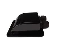 Suministros de energía Solar Glándula Entrada Cable Techo 1/2 Orificios Caja Conexiones plástico Impermeable for yate Campervan,Ahorro de Espacio Compacto(Black-2)