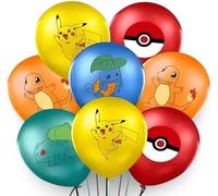 Suministros de fiesta Pokémon | Más de 15 años | 10 globos | Mezcla 3