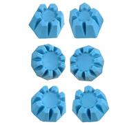 Suministros de pintura de flores para copa, 6 unids/set herramientas de pintura acrílica suministros de fluidos, Multi 5-10 ranuras Reverse Flower Dip Fluido Pintura Suministros