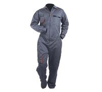 Suministros de soldadura, Mono de trabajo, mono de trabajo, traje de soldador, taller de reparación de automóviles, mecánico, ropa de talla grande(Grey,Medium)