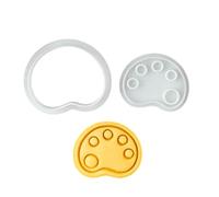 Suministros escolares de aprendizaje con forma de corte de galletas, juego de moldes para galletas de regreso a la escuela para galletas caseras y suministros para hornear postres