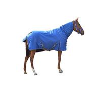 Suministros Estables Engrosamiento De La Manta del Caballo Tejido Resistente Al Desgarro A Prueba De Viento Y Lluvia,Azul(Size:135cm)