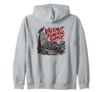 Suministros funerarios de Valknut: Saga Viking Death Raven Sudadera con Capucha