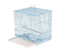 Suministros para Aves Caja de pájaro de pájaros de Metal Caja de Cerdo de pájaro Caja de Nido de Aves Portador de hámster es fácil de Limpiar y Puede usarse en Interiores o Exteriores Parque Infantil